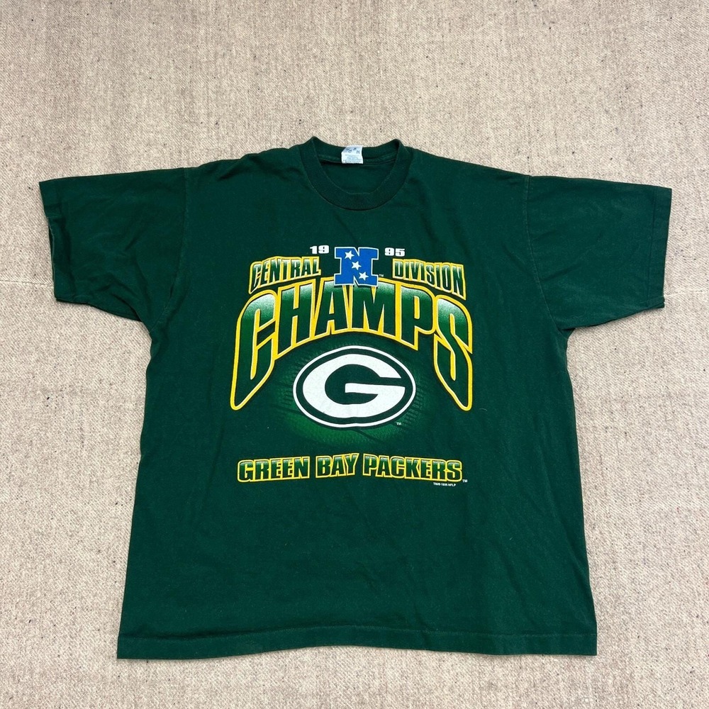 Vintage Green Bay Packers‎ Shirt Mens XL Green 1990s NFL Salem